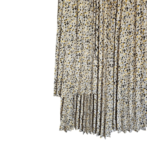 Commodity Korean brand pleated floral pattern midi casual elegant stile skirt S - Picture 4 of 7